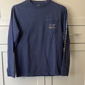 Vineyard Vines Blue Long Sleeve Tee